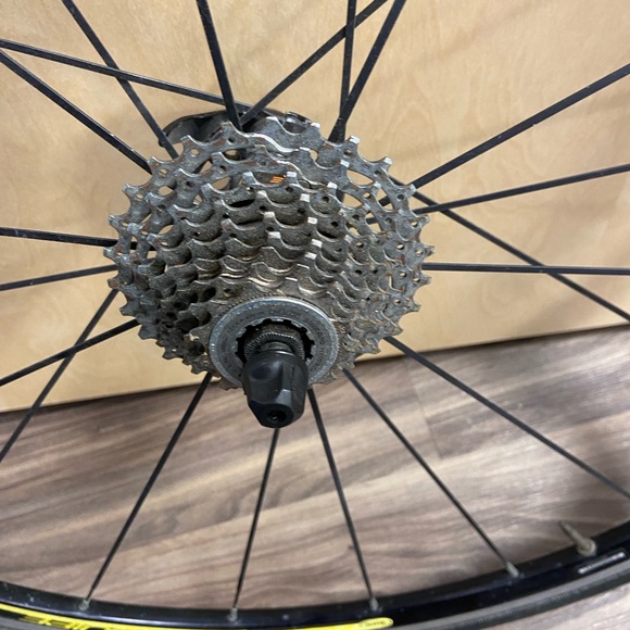 Set of 2 Mavic Ksyrium Équipe 700 Bicycle Wheels W/Tires - Picture 10 of 10